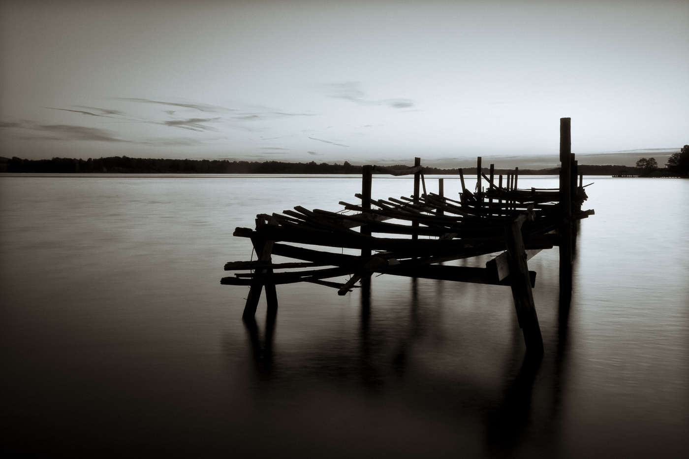 Out From Shore - Pier - Photo