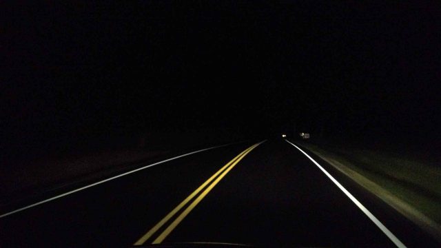 Headlights On The Highway