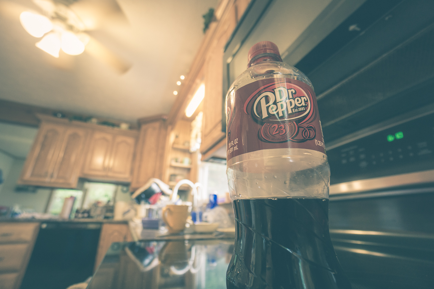 This is a Bottle of Dr Pepper.